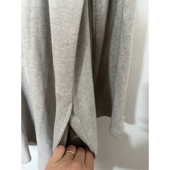 J Jill Womens Open Front Draped Cardigan Size 1X Natural Lagenlook Travel NWT - Picture 4 of 8